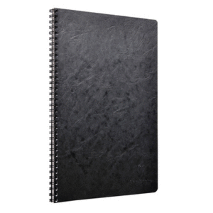 CUADERNO COSIDO 791425C CLAIREFONTAINE 5X5 GRIS