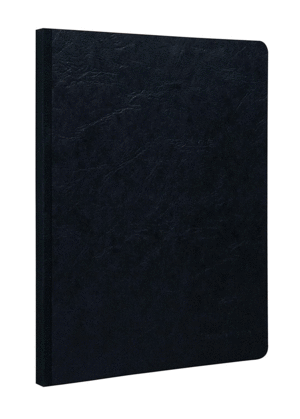 CUADERNO A5 792401C CLAIREFONTAINE  LISO 90GR NEGRO