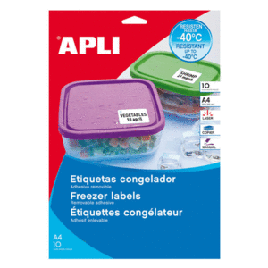 ETIQUETAS CONGELADOR APLI 38,1 X 21,2MM 10H 15073