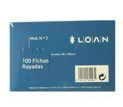 FICHAS RAYADAS LOAN  100X150 P/100   F-3 19301015