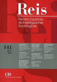 REIS Nº137 REVISTA ESPAÑOLA DE INVESTIGACIONES SOCIOLOGICAS