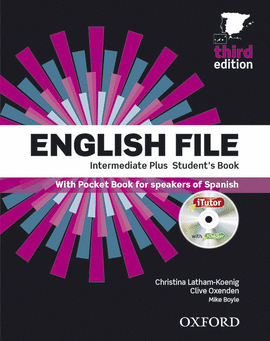 ENGLISH FILE INTERMEDIATE PLUS (3RD ED) STUDENT'S BOOK + ITUTOR PACK
