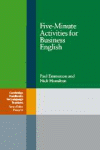 FIVE MINUTE ACTIVITIES FOR BUSINESS ENGLISH