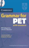 GRAMMAR FOR PET WITH ANSWERS +CD