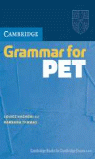 GRAMMAR FOR PET