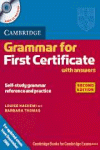 GRAMMAR FOR FIRST CERTIFICATE WITH ANSWERS 2ªEDITION