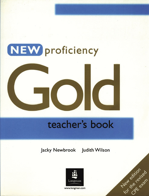 NEW PROFICIENCY GOLD TEACHER'S BOOK