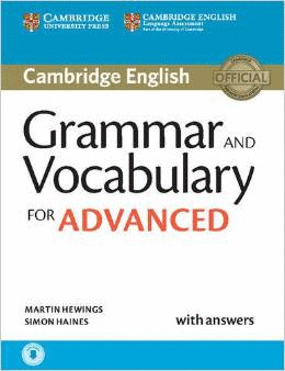 GRAMMAR VOCABULARY ADVANCED WITH ANSWERS