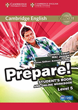 PREPARE! LEVEL 5  B1 VSTUDENT'S BOOK WITH ONLINE WORKBOOK