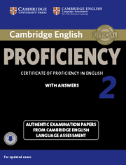 CAMBRIDGE ENGLISH: PROFICIENCY (CPE) 2 STUDENT'S BOOK PACK (STUDENT'S BOOK WITH