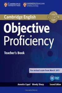 OBJECTIVE PROFICIENCY TEACHER'S BOOK 2ND EDITION+CDROM