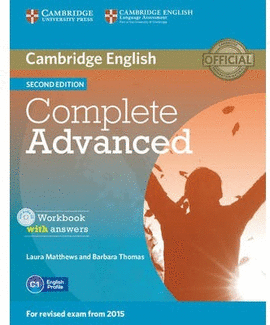 COMPLETE ADVANCED (2ND ED.) WORKBOOK WITH ANSWERS AND AUDIO CD