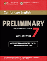 CAMBRIDGE ENGLISH PRELIMINARY ENGLISH TEST 7 WITH ANSWERS
