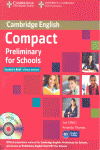 COMPACT PRELIMINARY FOR SCHOOLS STUDENTS BOOK WITHOUT ANSWERS+CD ROM