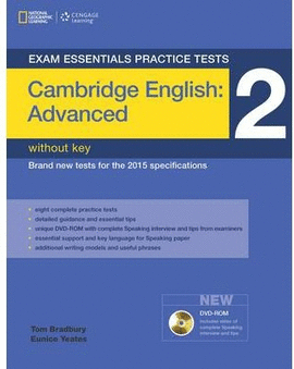 CAMBRIDGE CAE PRACTICE TEST 2+DVDR WITHOUT KEY