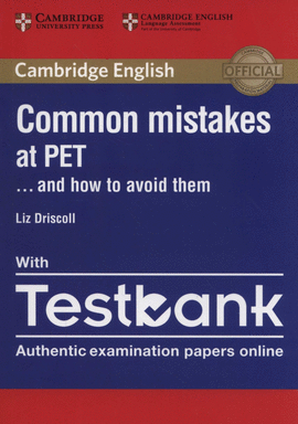 COMMON MISTAKES PET PB/TESTBANK