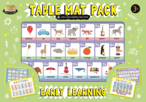 TABLE MAT PACK EARLY LEARNING