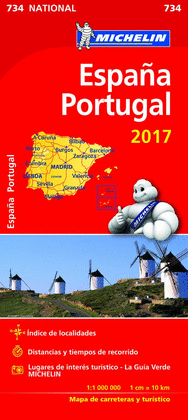 MAPA NATIONAL ESPAÑA PORTUGAL 2017