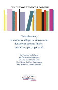 EL MATRIMONIO Y SITUACIONES ANÁLOGAS DE CONVIVENCIA. RELACIONES PATERNO-FILIALES