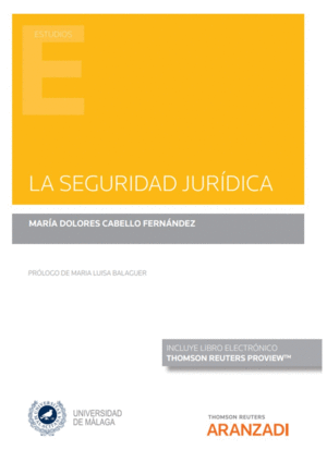 LA SEGURIDAD JURÍDICA (PAPEL + E-BOOK)