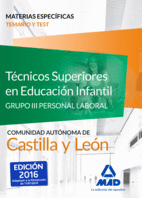 TEMARIO Y TEST MATERIAS ESPECIFICAS TECNICOS SUPERIORES EN EDUCACION INFANTIL CYL