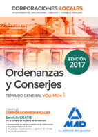 ORDENANZAS Y CONSERJES DE CORPORACIONES LOCALES. TEMARIO VOL 1