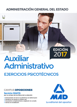 AUXILAR ADMINISTRATIVO ADMINISTRACION GENERAL DEL ESTAD0 2017