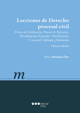 LECCIONES DE DERECHO PROCESAL CIVIL (8ª ED).2015
