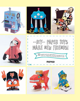 DIY MUÑECOS PAPEL PAPER TOYS. MAKE NEW FRIENDS!
