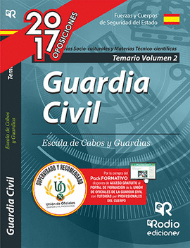 GUARDIA CIVIL. ESCALA DE CABOS Y GUARDIAS. TEMARIO VOL. 2