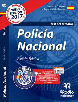 CUERPO NACIONAL DE POLICÍA. ESCALA BÁSICA. TEST DEL TEMARIO. 4ª ED.