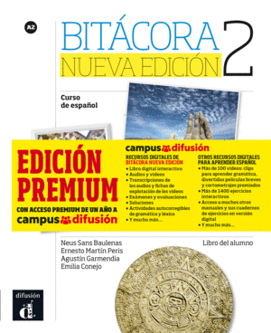 BITÁCORA NUEVA EDICIÓN 2 PREMIUM LIBRO DEL ALUMNO + CD