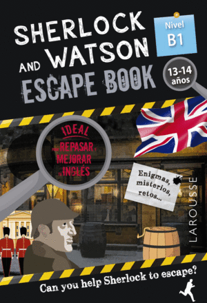 SHERLOCK AND WATSON. ESCAPE BOOK PARA REPASAR INGLÉS. 13-14 AÑOS