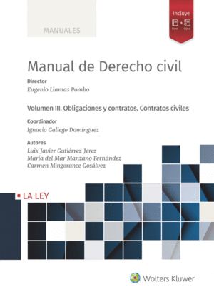 MANUEL DE DERECHO CIVIL III. CONTRATOS