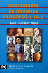 DICCIONARIO DE GRANDES FILOSOFOS 1(A-J)  BT8116
