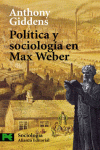 POLITICA Y SOCIOLOGIA EN MAX WEBER CS 3806