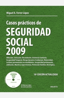 CASOS PRACTICOS SEGURIDAD SOCIAL 2009 + CD   18º EDI