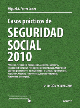 CASOS PRACTICOS DE SEGURIDAD SOCIAL 2010 19ªEDICION