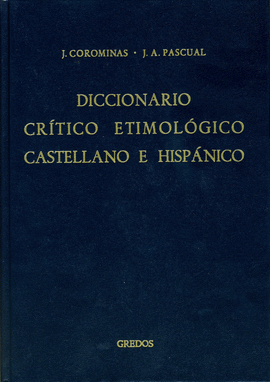DICCIONARIO CRITICO ETIMOLOGICO CASTEL