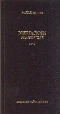 DISERTACIONES FILOSOFICAS I-XVII