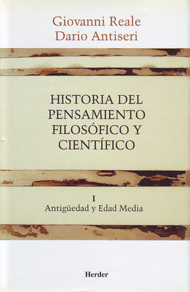 HISTORIA DEL PENSAMIENTO FILOSOFICO Y CIENTIFICO  I