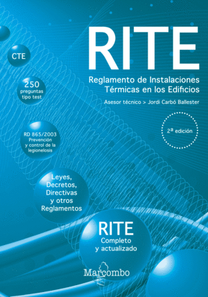 RITE 2/E 2018 REGLAMENTO INSTALACIONES TERMICAS EDIFICIOS