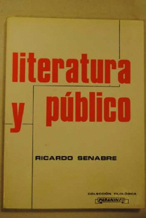 LITERATURA Y PUBLICO