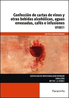 CONFECCION DE CARTAS DE VINOS Y OTRAS BEBIDAS ALCOHOLICAS, AGUAS
