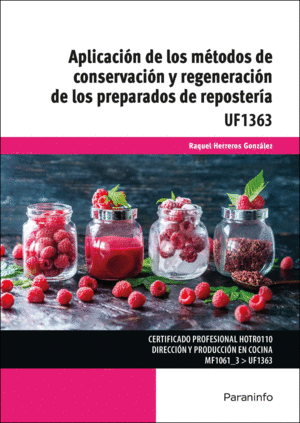 APLICACION METODOS CONSERVACION Y REGENERA.REPOSTE.UF1363