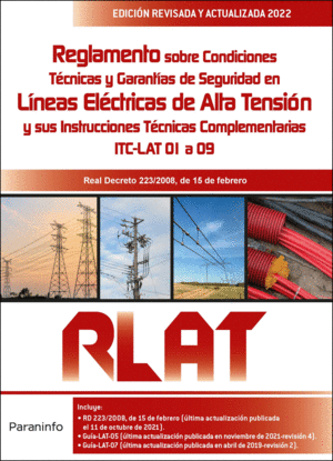 RLAT REGLAMENTO LINEAS ELECTRI.ALTA TENSION EDI.ACTUA.2022