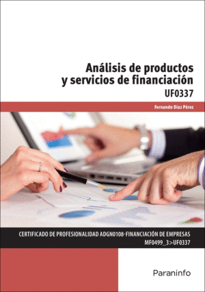 ANALISIS DE PRODUCTOS Y SERVICIOS DE FINANCIACION UF0337