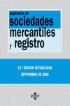 LEGISLACION DE SOCIEDADES MERCANTILES Y REGISTRO Nº33 12ªEDICION