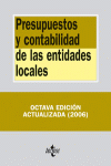 PRESUPUESTOS Y CONTABILIDAD DE LAS ENTIDADES LOCALES Nº133 8ªEDIC