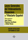 LEYES GENERALES ORDENAMIENTO FINANCIERO TRIBUTARIO ESPAÑOL 312/09